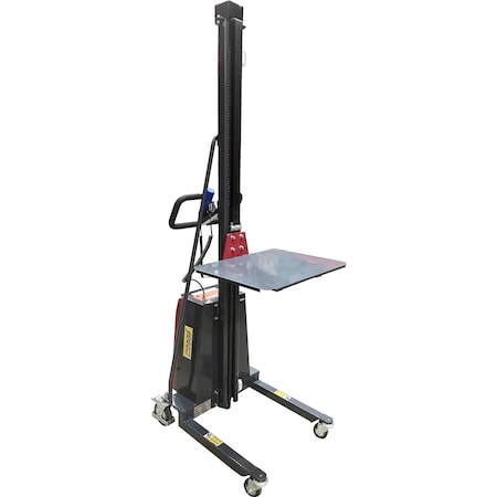 Pake Handling Tools Powered Lift Truck, 550 lb. Cap, 71" Lift Height, Chain Pulling PAKWP03